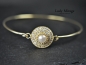 Preview: Armreif Silber 925 - Zirkonia - 14k Vergoldet - Süsswasserperle - Brautarmband -Armschmuck Damen - Handmade - Gift - Geschenk Weihnachten